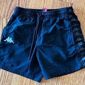 Kappa shorts by PacSun. Black. Size Small. Excellent condition